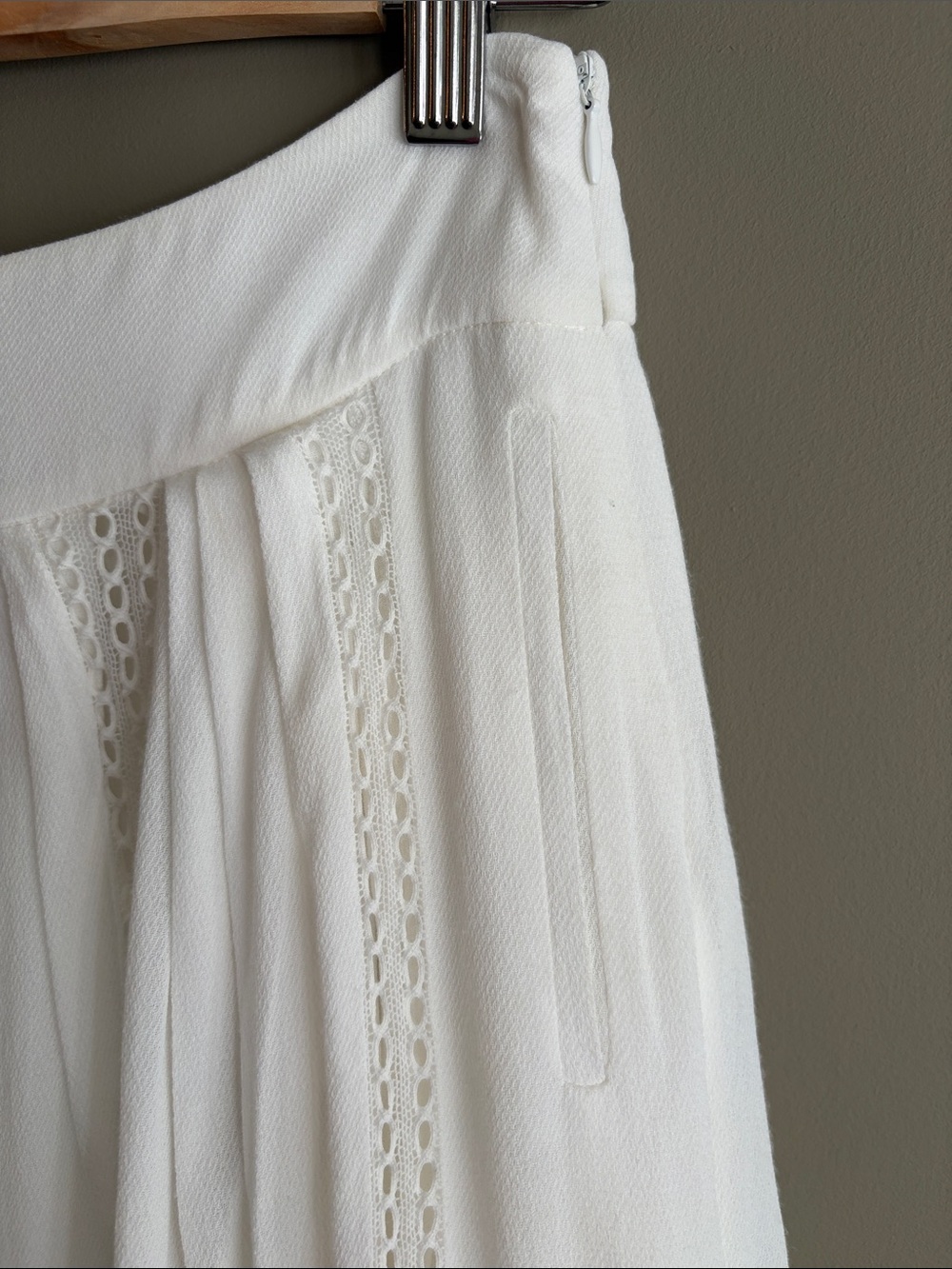 IRO Ginny Skirt in Ecru size 36 - Picture 7 of 17
